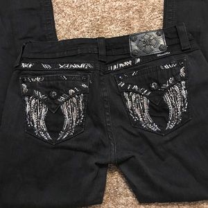 Miss Me Jeans - Black Skinny Jeans - 30” waist